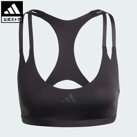 【40％OFFクーポン対象 04/04 20:00～04/10 23:59】 【公式】アディダス adidas 返品可 ジム・トレーニング Aeroimpact リュクス トレーニング ライトサポートブラ パフォーマンス レディース ウェア・服 スポーツブラ 黒 ブラック IW8670 【PT】