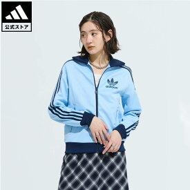 【30％OFFクーポン対象 12/15 13:00～23:59】 【公式】アディダス adidas 返品可 ライフスタイル クラシック トラックトップ オリジナルス レディース ウェア・服 ジャージ 青 ブルー JC5805