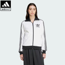 【公式】アディダス adidas 返品可 ライフスタイル クラシック トラックトップ オリジナルス レディース ウェア・服 ジャージ 白 ホワイト JC5806