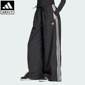 【ポイント15倍 07/15 00:00～23:59】【公式】アディダス adidas 返品可 ライフスタイル ファイヤーバード オーバーサイズド トラックパンツ オリジナルス レディース ウェア・服 ボトムス 黒 ブラック JD3390 下【PT】