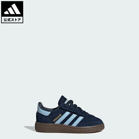 【公式】アディダス adidas 返品可 ライフスタイル ハンドボール スペツィアル キッズ / HANDBALL SPEZIAL CF EL I オリジナルス キッズ／子供用 シューズ・靴 スニーカー 青 ブルー JI2899 ローカット 親子コーデ