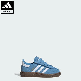 【公式】アディダス adidas 返品可 ライフスタイル ハンドボール スペツィアル キッズ / HANDBALL SPEZIAL CF EL I オリジナルス キッズ／子供用 シューズ・靴 スニーカー 青 ブルー JI2900 ローカット 親子コーデ