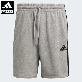 【50％OFFクーポン対象 04/14 20:00～04/20 23:59】 【公式】アディダス adidas 返品可 ライフスタイル エッセンシャルズ フレンチテリー 3ストライプス ショーツ / Essentials French Terry 3-Stripes Shorts スポーツウェア メンズ ウェア・服 ショートパンツ・短パン グ…