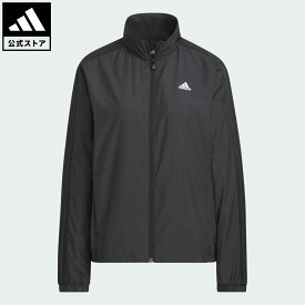 【20%OFFクーポン対象 07/19 00:00～07/26 23:59】 【公式】アディダス adidas 返品可 ライフスタイル スリーストライプス レギュラーフィット ウインドブレーカージャケット スポーツウェア レディース ウェア・服 ジャージ 黒 ブラック IK9862 上着