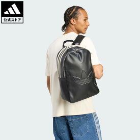 【公式】アディダス adidas 返品可 ライフスタイル ポリウレタン バックパック アウトライントレフォイル オリジナルス ユニセックス アクセサリー バッグ・カバン 黒 ブラック JC5999 リュック