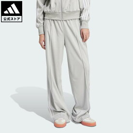 【公式】アディダス adidas 返品可 ライフスタイル アディカラー クラシック ファイヤーバード ルーズトラックパンツ オリジナルス レディース ウェア・服 ボトムス グレー JC8249 下