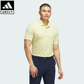 【ポイント10倍 12/03 20:00～12/11 01:59】 【公式】アディダス adidas 返品可 ゴルフ 【ゴルフ】アルティメット365 プリントメッシュ ポロシャツ パフォーマンス メンズ ウェア・服 ポロシャツ イエロー JF9002 【PT】