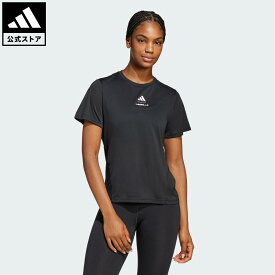 【公式】アディダス adidas 返品可 ジム・トレーニング Les Mills グラフィック 半袖Tシャツ パフォーマンス レディース ウェア・服 Tシャツ 黒 ブラック JJ1431 半袖 夏