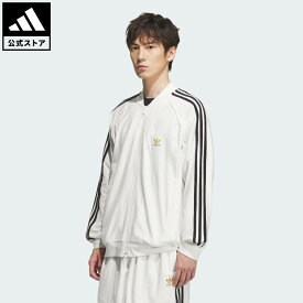 【公式】アディダス adidas 返品可 ライフスタイル SST テリートラックトップ（ジャージ） オリジナルス メンズ ウェア・服 ジャージ 白 ホワイト JX8972