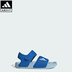 【公式】アディダス adidas 返品可 ライフスタイル アディレッタ サンダル / Adilette Sandals スポーツウェア キッズ／子供用 シューズ・靴 サンダル＆ビーチサンダル 青 ブルー IH3632 親子コーデ