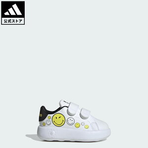 yzAfB_X adidas ԕi ejX AfB_X X}C[ AhoR[g LbY / adidas Smiley ADVANCOURT Kids X|[cEFA LbY^qp V[YEC Xj[J[  zCg IH6257 