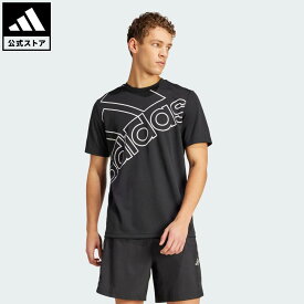 【公式】アディダス adidas 返品可 ジム・トレーニング AEROREADY トレーニング ロゴグラフィック 半袖Tシャツ パフォーマンス メンズ ウェア・服 Tシャツ 黒 ブラック IY6362 半袖 夏