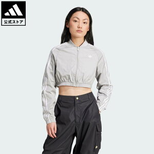 【ポイント20倍 10/30 00:00〜23:59】 【公式】アディダス adidas 返品可 ライフスタイル アディカラー チームガイスト クロップド トラックトップ オリジナルス レディース ウェア・服 ジャージ