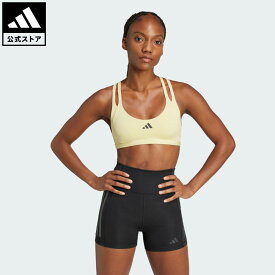 【50％OFFクーポン対象 04/04 20:00～04/10 23:59】 【公式】アディダス adidas 返品可 ジム・トレーニング Aeroimpact リュクス トレーニング ライトサポートブラ パフォーマンス レディース ウェア・服 スポーツブラ イエロー JD2117 【PT】
