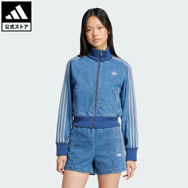 【ポイント20倍 12/13 00:00～12/15 23:59】 【公式】アディダス adidas 返品可 ライフスタイル アディカラー デニム トラックトップ オリジナルス レディース ウェア・服 ジャケット 青 ブルー JD2570 【PT】