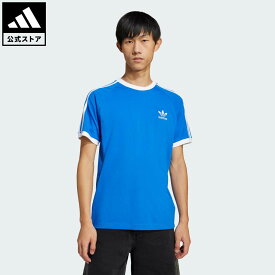 【50％OFFクーポン対象 07/04 20:00～07/11 01:59】 【公式】アディダス adidas 返品可 ライフスタイル アディカラー クラシック スリーストライプ Tシャツ オリジナルス メンズ ウェア・服 Tシャツ 青 ブルー JD2880 半袖 夏