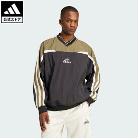 【ポイント10倍 07/15 00:00～23:59】【公式】アディダス adidas 返品可 ライフスタイル カットライン プルオーバートップ オリジナルス メンズ ウェア・服 Tシャツ 黒 ブラック JD5395 夏【PT】
