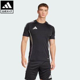 【公式】アディダス adidas 返品可 サッカー ティロ 25 コンペティション トレーニングジャージー パフォーマンス メンズ ウェア・服 ユニフォーム 黒 ブラック JJ1518