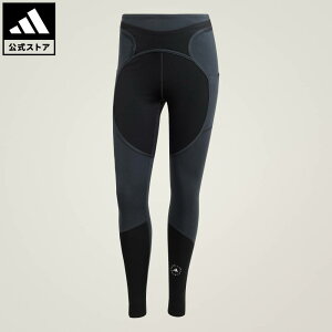 【公式】アディダス adidas 返品可 ジム・トレーニング adidas by Stella McCartney ツートーンレギンス アディダス バイ ステラマッカートニー レディース ウェア・服 タイツ・レギンス 黒 ブラック