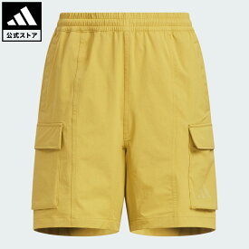 【20%OFFクーポン対象 07/19 00:00～07/26 23:59】 【公式】アディダス adidas 返品可 ライフスタイル キッズ コンフォート エッセンシャルズ カーゴショーツ スポーツウェア キッズ／子供用 ウェア・服 ショートパンツ・短パン ブラウン JM4556