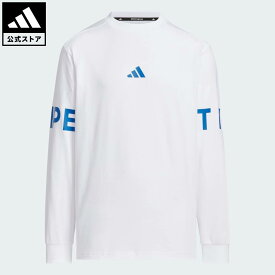 【20%OFFクーポン対象 07/19 00:00～07/26 23:59】 【公式】アディダス adidas 返品可 ライフスタイル 長袖 ワード Tシャツ キッズ スポーツウェア キッズ／子供用 ウェア・服 Tシャツ 白 ホワイト JM4578 ロンt 親子コーデ