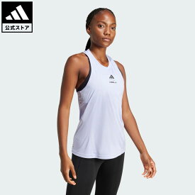 【40％OFFクーポン対象 03/04 20:00～03/11 01:59】 【公式】アディダス adidas 返品可 ジム・トレーニング Les Mills グラフィック タンクトップ パフォーマンス レディース ウェア・服 タンクトップ 紫 パープル JN1297 トップス 夏 【PT】