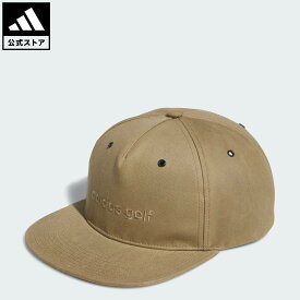 【50％OFFクーポン対象 09/15 0:00～09/25 23:59】 【公式】アディダス adidas 返品可 ゴルフ 【ゴルフ】ワックスキャンバス フラットビル キャップ パフォーマンス メンズ アクセサリー 帽子 ベージュ JJ3825
