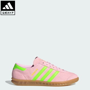 【公式】アディダス adidas 返品可 ライフスタイル ハンブルク / HAMBURG オリジナルス レディース シューズ・靴 スニーカー ピンク JS0683 ローカット