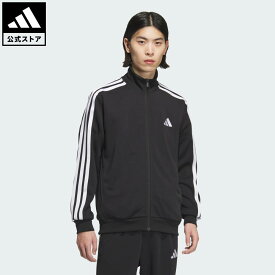 【20％OFFクーポン対象 07/15 0:00～07/26 1:59】 【公式】アディダス adidas 返品可 ライフスタイル スリーストライプス レギュラーフィット ダブルニット トラックジャケット スポーツウェア メンズ ウェア・服 ジャージ 黒 ブラック JV6977 トラックジャケット