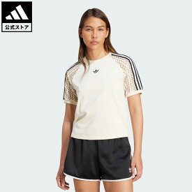 【公式】アディダス adidas 返品可 ライフスタイル アディダス オリジナルス サマーグロー カリ 半袖Tシャツ オリジナルス レディース ウェア・服 Tシャツ 白 ホワイト KC0770 半袖 夏