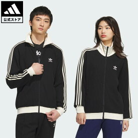 【公式】アディダス adidas 返品可 ライフスタイル アディカラー ワッフル クラシック トラックトップ オリジナルス ユニセックス ウェア・服 ジャージ 黒 ブラック JW0110
