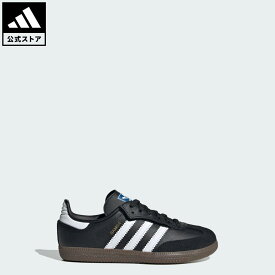 【公式】アディダス adidas 返品可 ライフスタイル サンバ OG コンフォートクロージャー 伸縮レース キッズ / Samba OG Comfort Closure Elastic Lace Kids オリジナルス キッズ／子供用 シューズ・靴 スニーカー 黒 ブラック JQ6390