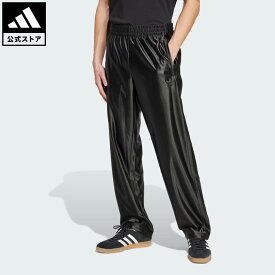 【公式】アディダス adidas 返品可 ライフスタイル ファイヤーバード アディカラー メタリック トラックパンツ（ジャージ） オリジナルス メンズ ウェア・服 ジャージ 黒 ブラック JX1494