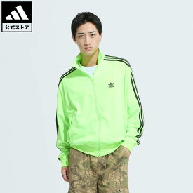 【20%OFFクーポン対象 2/13 0:00～2/15 23:59】 【公式】アディダス adidas 返品可 ライフスタイル アディカラー クラシックス ファイヤーバード トラックトップ（ジャージ） オリジナルス メンズ ウェア・服 ジャージ 緑 グリーン KB3679
