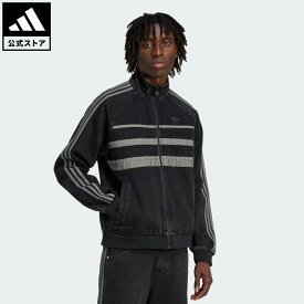 【ポイント20倍 07/15 00:00～07/26 01:59】 【公式】アディダス adidas 返品可 ライフスタイル adidas アディカラー ファースト ブラックデニム トラックトップ オリジナルス メンズ ウェア・服 ジャージ 黒 ブラック JW5883 【PTU】