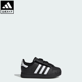 【公式】アディダス adidas 返品可 ライフスタイル SST II キッズ / SST II CF EL I オリジナルス キッズ／子供用 シューズ・靴 スニーカー 黒 ブラック IH6403