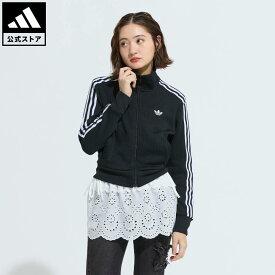 【公式】アディダス adidas 返品可 ライフスタイル ファイヤーバード アディカラー ニット トラックトップ オリジナルス レディース ウェア・服 ジャージ 黒 ブラック JY2613