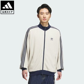 【公式】アディダス adidas 返品可 ライフスタイル ニット トラックトップ（ジャージ） オリジナルス メンズ ウェア・服 ジャージ ベージュ KC2618