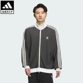 【公式】アディダス adidas 返品可 ライフスタイル ニット トラックトップ（ジャージ） オリジナルス メンズ ウェア・服 ジャージ 黒 ブラック KC2619