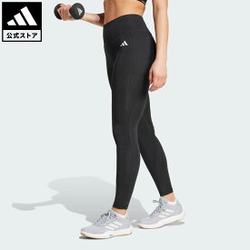 【公式】アディダス adidas 返品可 ジム・トレーニング Optime エッセンシャルズ スタッシュポケット フルレングス レギンス パフォーマンス レディース ウェア・服 タイツ・レギンス 黒 ブラック IT2280