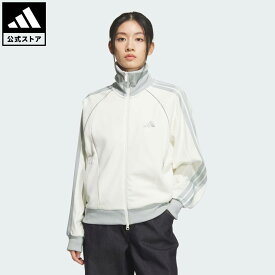 【20％OFFクーポン対象 12/15 13:00～23:59】 【公式】アディダス adidas 返品可 ライフスタイル STADIUM CHROME トラックトップ スポーツウェア レディース ウェア・服 ジャージ 白 ホワイト KA0922 トラックジャケット