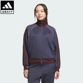 【公式】アディダス adidas 返品可 ライフスタイル STADIUM CHROME トラックトップ スポーツウェア レディース ウェア・服 ジャージ 青 ブルー KA0923 トラックジャケット