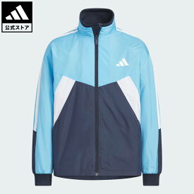【ポイント20倍06/13 00:00～06/18 23:59】 【公式】アディダス adidas 返品可 ライフスタイル マストハブ ルーズフィット カラーブロック 起毛トリコットウーブン トラックトップ キッズ スポーツウェア キッズ／子供用 ウェア・服 ジャージ 青 ブルー KA1310 トラックジ…