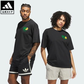 【50％OFFクーポン対象 03/04 20:00～03/11 01:59】 【公式】アディダス adidas 返品可 バスケットボール Worldwide Hoops スポットライト GFX オリジナルス ユニセックス ウェア・服 Tシャツ 黒 ブラック JW6649 【PT】