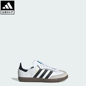 【公式】アディダス adidas 返品可 ライフスタイル サンバ OG キッズ / SAMBA OG CF EL C オリジナルス キッズ／子供用 シューズ・靴 スニーカー 白 ホワイト JQ6391
