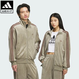 【公式】アディダス adidas 返品可 ライフスタイル ファイヤーバード トラックトップ ベロア FOR ジャーナル スタンダード / FB TT VELOUR FOR JOURNAL STANDARD オリジナルス ユニセックス ウェア・服 ジャージ ブラウン KD9377
