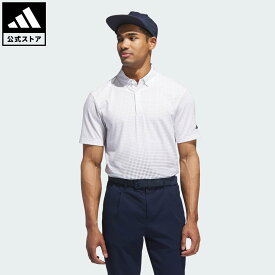 【50％OFFクーポン対象 03/13 00:00～03/18 23:59】 【公式】アディダス adidas 返品可 ゴルフ 【ゴルフ】ゴートゥー ライズ プリント ポロシャツ パフォーマンス メンズ ウェア・服 ポロシャツ 白 ホワイト JL7903