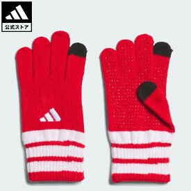 【公式】アディダス adidas 返品可 ライフスタイル キッズ ニット グローブ パフォーマンス キッズ／子供用 アクセサリー 手袋/グローブ 赤 レッド KB7131
