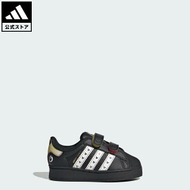 【公式】アディダス adidas 返品可 ライフスタイル アディダス ディズニー SST LEDライト キッズ / adidas Disney SST LED LIGHTS CF I オリジナルス キッズ／子供用 シューズ・靴 スニーカー 黒 ブラック JQ2806