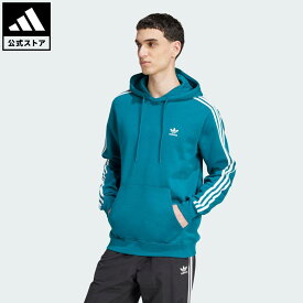 【50％OFFクーポン対象 12/15 13:00～23:59】 【公式】アディダス adidas 返品可 ライフスタイル アディカラー クラシックス スリーストライプス パーカー オリジナルス メンズ ウェア・服 パーカー（フーディー） 青 ブルー IZ2344